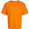 JACK & JONES 3911 / Unisex oversize tričko s krátkym rukávom - vibrant orange XXL