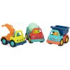 B.TOYS SADA 3 STAVEBNÝCH AUTOMOBILOV