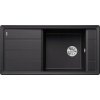 Jednokomorový granitový drez Blanco FARON XL, čierny