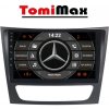 TomiMax Mercedes W211 Android 13 autorádio s WIFI, GPS, USB, BT HW výbava: QLED 4 Core 2GB+32GB LOW - iba displej A,C