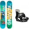 Gravity Ace detský snowboard + Gravity Wildcat black viazanie - 90 cm + M (EU 34-38)