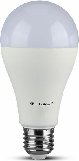 V-TAC Profesionálna LED žiarovka E27 A65 15W so SAMSUNG čipmi, Studená biela 6000 6500K