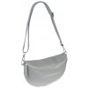 NovaKabelka.sk Reni Grande Grigia kožená talianska crossbody kabelka sivá