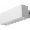Rabalux Biele fasádne LED svietidlo Mataro 10W IP54 77076