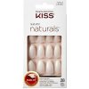 Kiss Prírodné nechty vhodné na lakovanie 70910 Naturals Nails 28 ks