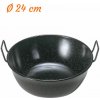 13368 Smaltovaná paella panvica vysoký Wok 24 cm GARCIMA