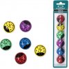 Concorde Farebné guľaté magnety, 3 cm, 6 ks - lienka