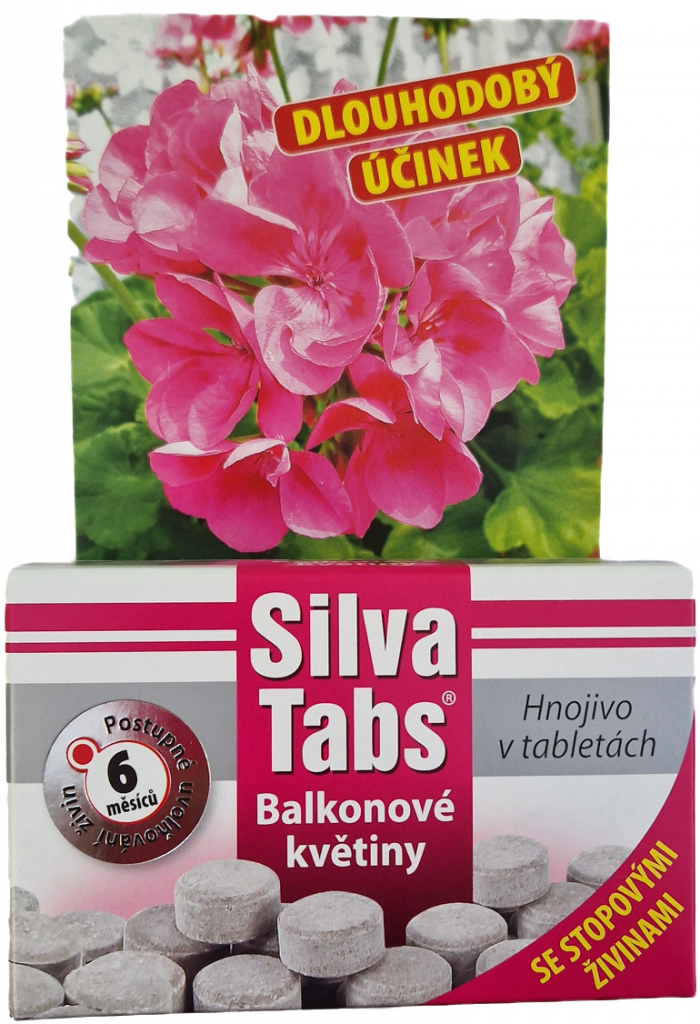 SilvaTabs - tablety na balkónové květiny 25 ks