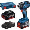 BOSCH GDR 18V-200 Aku rázový uťahovač, L-Case, 2x GBA 18V 4,0Ah, GAL 18V-40 06019J2107