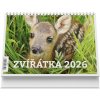 Stolní kalendář Zvířátka 2026 (CZ)