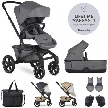 EASYWALKER SET XXL kombinovaný Jimmey Iris Grey s príslušenstvom 2020