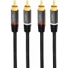 LogiLink RCA (Cinch) x2 - RCA (Cinch) x2 kábel 7,5 m čierny (CA1208)