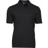 TEE JAYS STRECH DELUX TJ1405 / Pánska strečová polokošeľa - black XXL