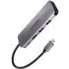 HMC-5 USB HUB 2xUSB-A HDMI microSD 100W