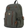 Značkový stredne veľký mestský batoh zelený (GTB827)