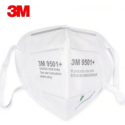 3M respirátor 9501 plus norma KN95 =FFP2 50 ks