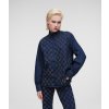 KOŠEĽA KARL LAGERFELD DENIM SHIRT W/ EMBELLISHMENT DARK BLUE DENIM
