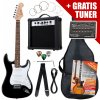 Rocktile Banger Elektrický Gitarový Set, Čierny