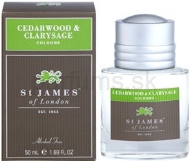 St. James Of London Cedarwood & Clarysage kolínská voda pánska 50 ml