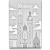 Vymalujsisam.sk Bodkovanie - Krakow, Poľsko Farba: Červená, Veľkosť: 40x60cm, Rám: Bez rámu, iba zrolované plátno