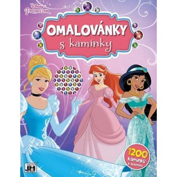 Omalovánky s kamínky Disney Princezny