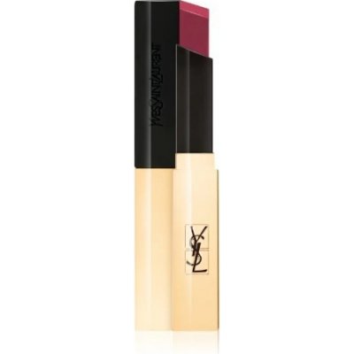 Yves Saint Laurent Rouge Pur Couture The Slim Lipstick - Tenká zmatňujúci rúž s koženým efektom 2,2 g - 11 Ambiguous Beige