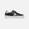 Black women's sneakers Geox Claudin - Women's šedá 39 GEOX 8056206667426