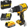 DeWALT DCD805E1T Aku príklepová vŕtačka 18 V, Powerstack 1,7 Ah