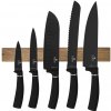 BERLINGERHAUS Sada nožů s magnetickým držákem 6 ks Matte Black Collection BH-2885