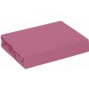 EUROFIRANY BAVLNENÉ PRESTIERADLO S GUMOU ADELA 120X200X25 CM RUŽOVÁ