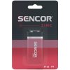 Batéria zinkouhlíková, 6F22, 6F22, 9V, Sencor, blister, 1-pack SBA 6F22 1BP 9V Zn