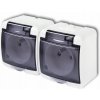 Karlik Hermetic Socket Double 2x2p+ GHE-2D
