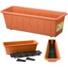 Truhlík GARDENFLOR samozavlažovací 60cm terakota