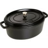 Staub Hrniec oválny 33 cm 6,7 l čierny