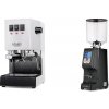 Gaggia New Classic E24, white + Eureka Atom Specialty 75, black