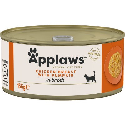 Applaws krmivo pre mačky 6 x 156 g - Kura & tekvica