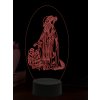 Beling 3D lampa, Svätý Mikuláš, 16 farebná,AA41