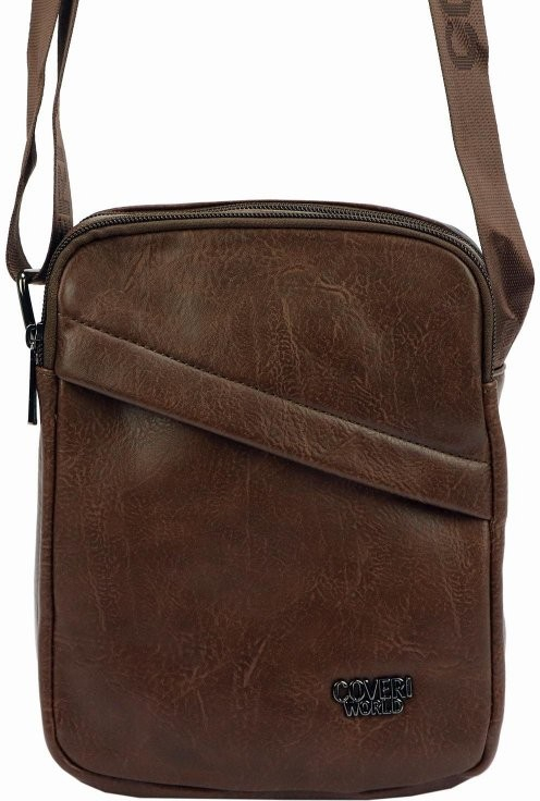 Coveri pánské crossbody World CW E2448 tmavě hnědá