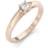 Briliantový prsteň z ružového zlata 22182B/RXx Veľkosť: 53