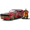 Autíčko DC Chevy Camaro 1969 Jada kovové s otvárateľnými dverami a figúrkou Robin dĺžka 13 cm 1:32
