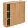 Hobis Policová skrinka P Strong, 120x115,2x40 cm, dub/dub