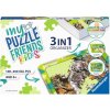 RAVENSBURGER Sada pro skládání puzzle My Puzzle Friends Kids 3v1 zelená