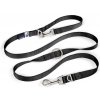 CURLI Nastaviteľné vodítko pre psov Nylon Black M 200x1,5 cm