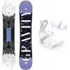 Gravity Trinity 23/24 dámsky snowboard + Raven FT360 white viazanie - 148 cm + S (EU 35-40)