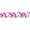 Panel kuchynská linka - FT5689 - Ružové orchidey a kamene 250cm x 43cm - Vliesová fototapeta