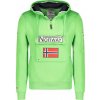 Geografická mikina Nórsko Gymclass 054 Pop M WW4181H/GN-Flashy green pánska S