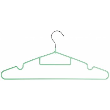 LIVARNOLIVING® Vešiak na šaty s protišmykovou vrstvou, 10 kusov (zelená),  zelená (100301673) od 2,49 € - Heureka.sk