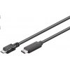 PremiumCord ku31cb06bk USB-C/male - USB 2.0 Micro-B/Male, 0,6m, černý