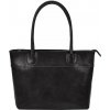 Čierna kožená kabelka Florence