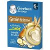 GERBER Mliečna kaša pšenično - ovsená na dobrú noc hruška banán 200g 6m+